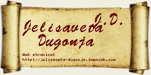 Jelisaveta Dugonja vizit kartica